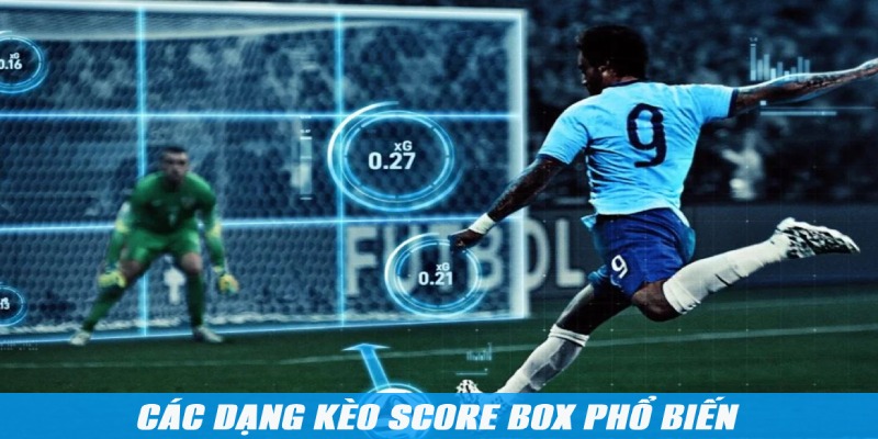 Các loại cược Score Box được áp dụng phổ biến hiện nay